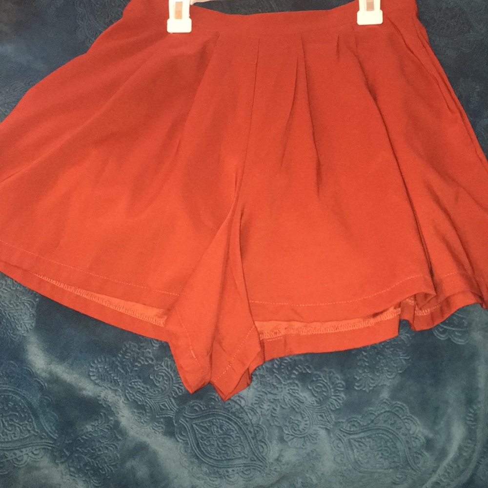 High waisted flowy shorts